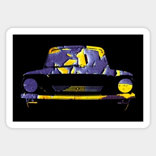 Hillman Imp British classic car block abstract Sticker